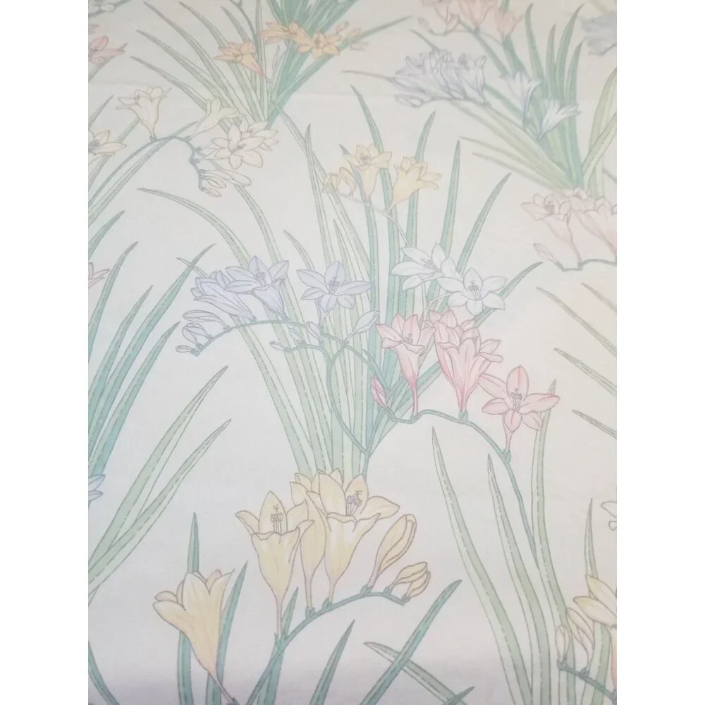 Wamsutta Vintage Twin‎ Sheet Set Cutter Crafts Floral Flat Fitted